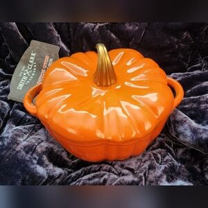 Pumpkin 2QT cast iron Dutch Oven by Smith and Clark